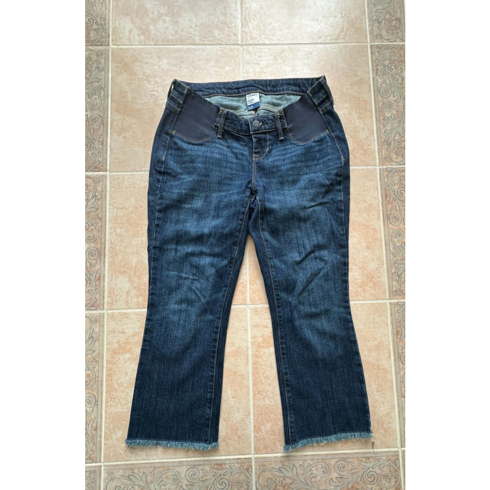 Old Navy Maternity side panel Flare jeans Women Size 8 Short‎
